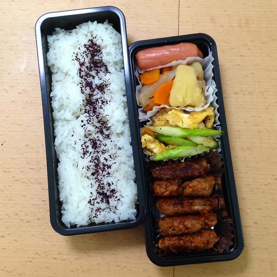 Snapdishの料理写真:オット弁当0824|hisakoさん