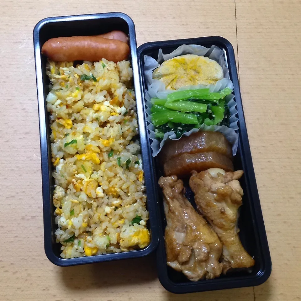 Snapdishの料理写真:オット弁当0813|hisakoさん