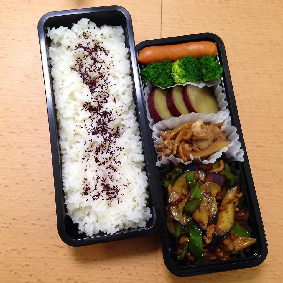 Snapdishの料理写真:オット弁当0805|hisakoさん