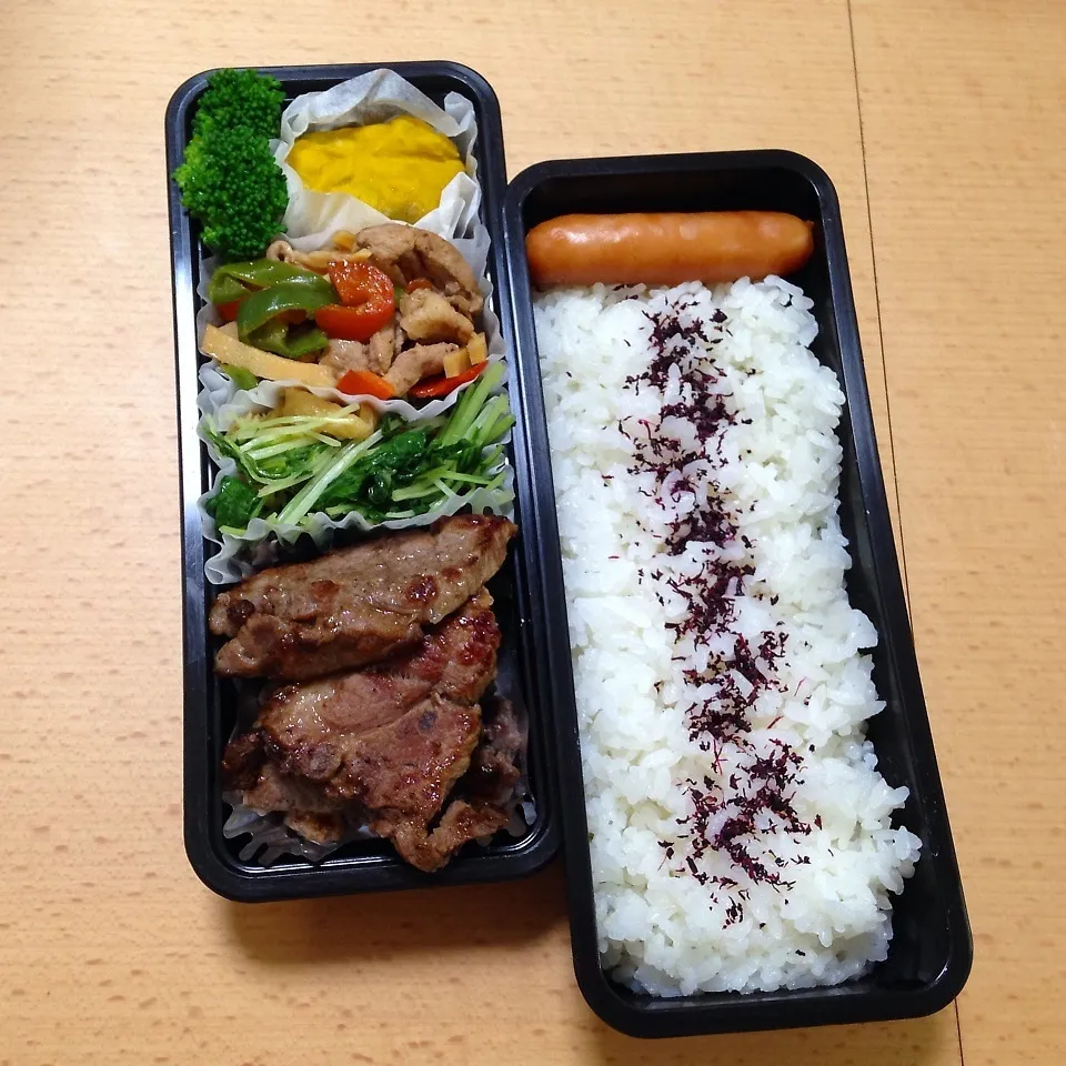 Snapdishの料理写真:オット弁当0727|hisakoさん