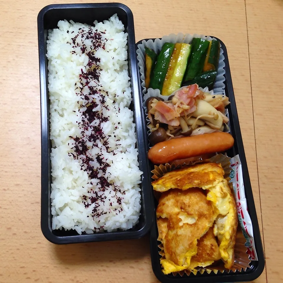 Snapdishの料理写真:オット弁当0604|hisakoさん