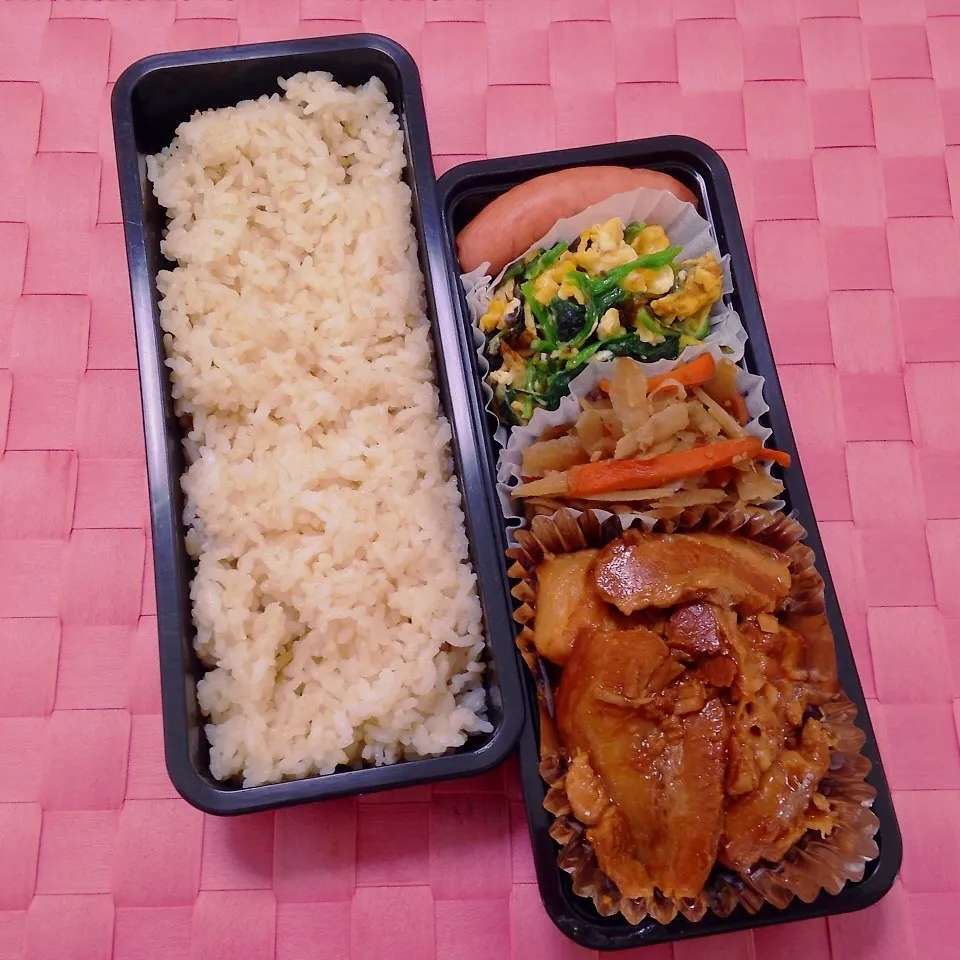 Snapdishの料理写真:オット弁当0327|hisakoさん