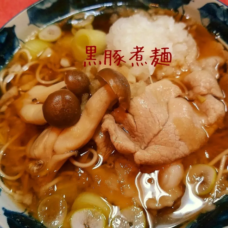 六白豚とおにおろし大根の煮麺|@きなこさん