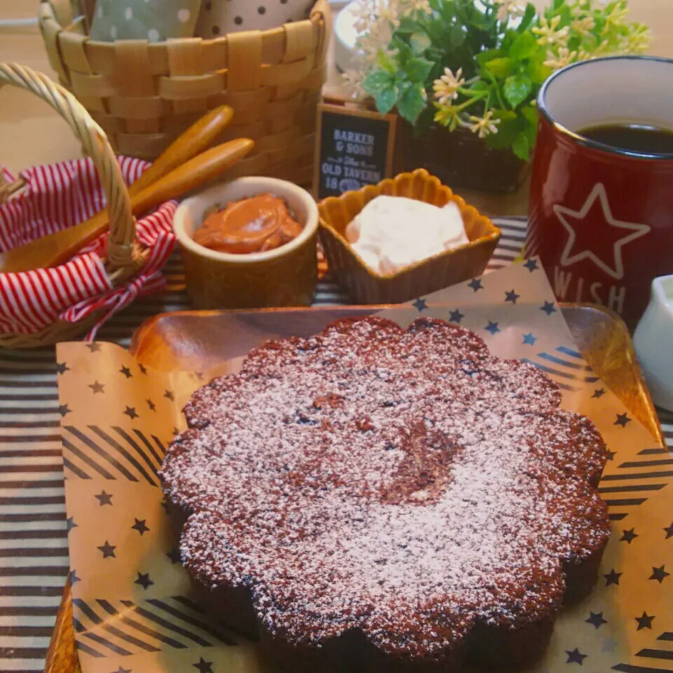 ガトーショコラでタンポポちゃんおめでとう💐|モゥモゥパラダイスさん