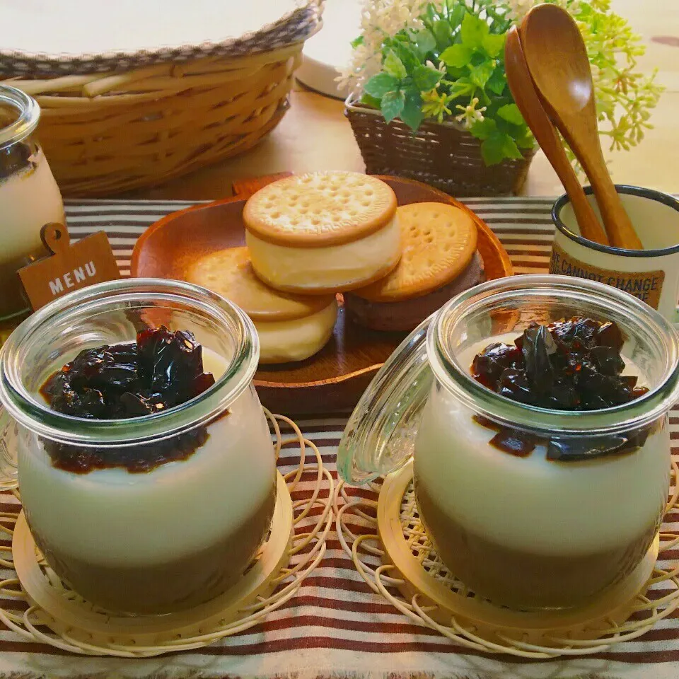 きょうのひんやり冷たいおやつ🕒🍮🍨*＊*|モゥモゥパラダイスさん