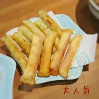 枝豆チーズとハムチーズのスティック揚げ|こはくさん