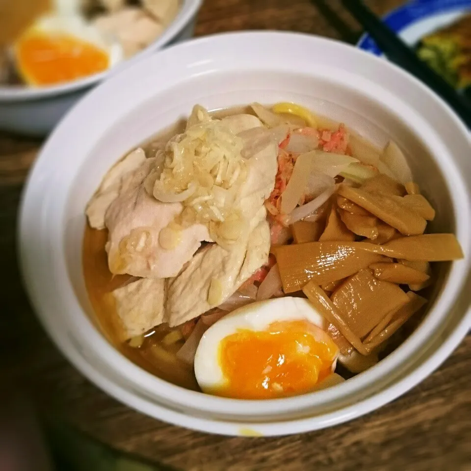 Snapdishの料理写真:まねっこラーメン|こはくさん