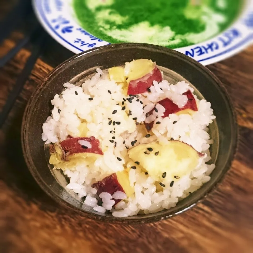 Snapdishの料理写真:洋風さつまいもごはん|こはくさん