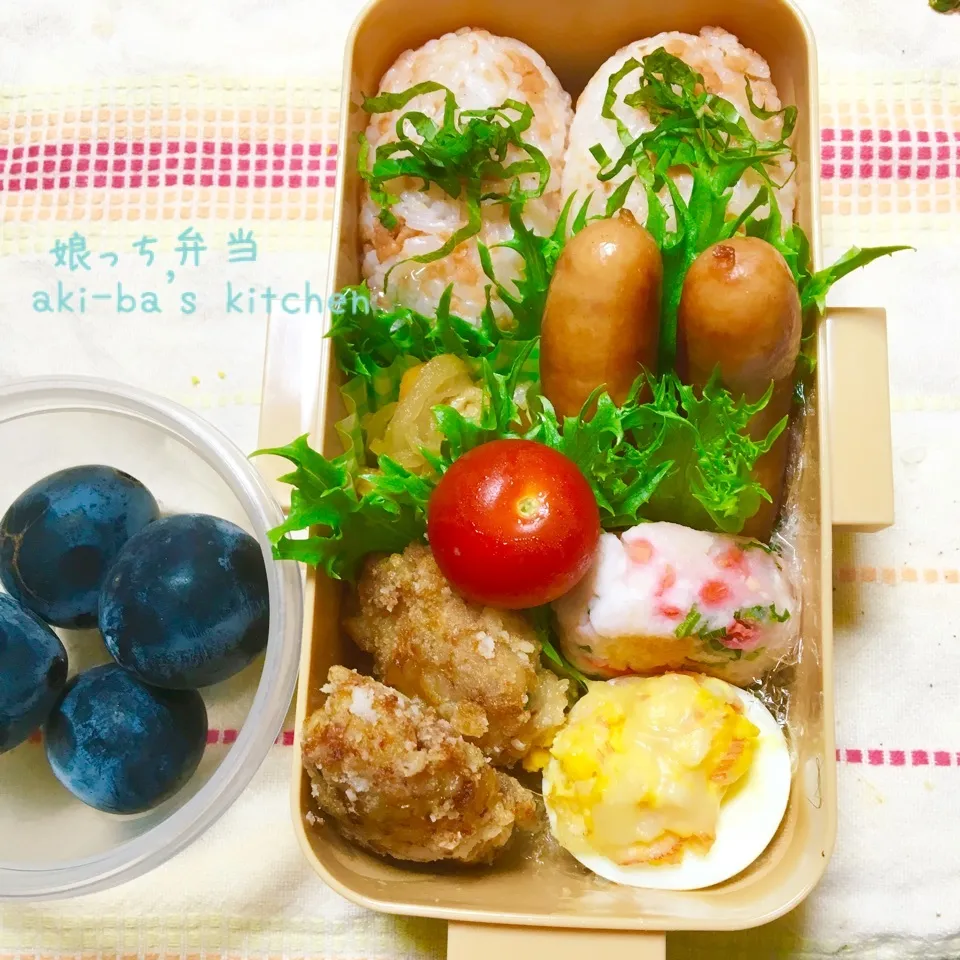 娘と息子のお弁当(*´罒`*)ニヒヒ♡|アキーバさん