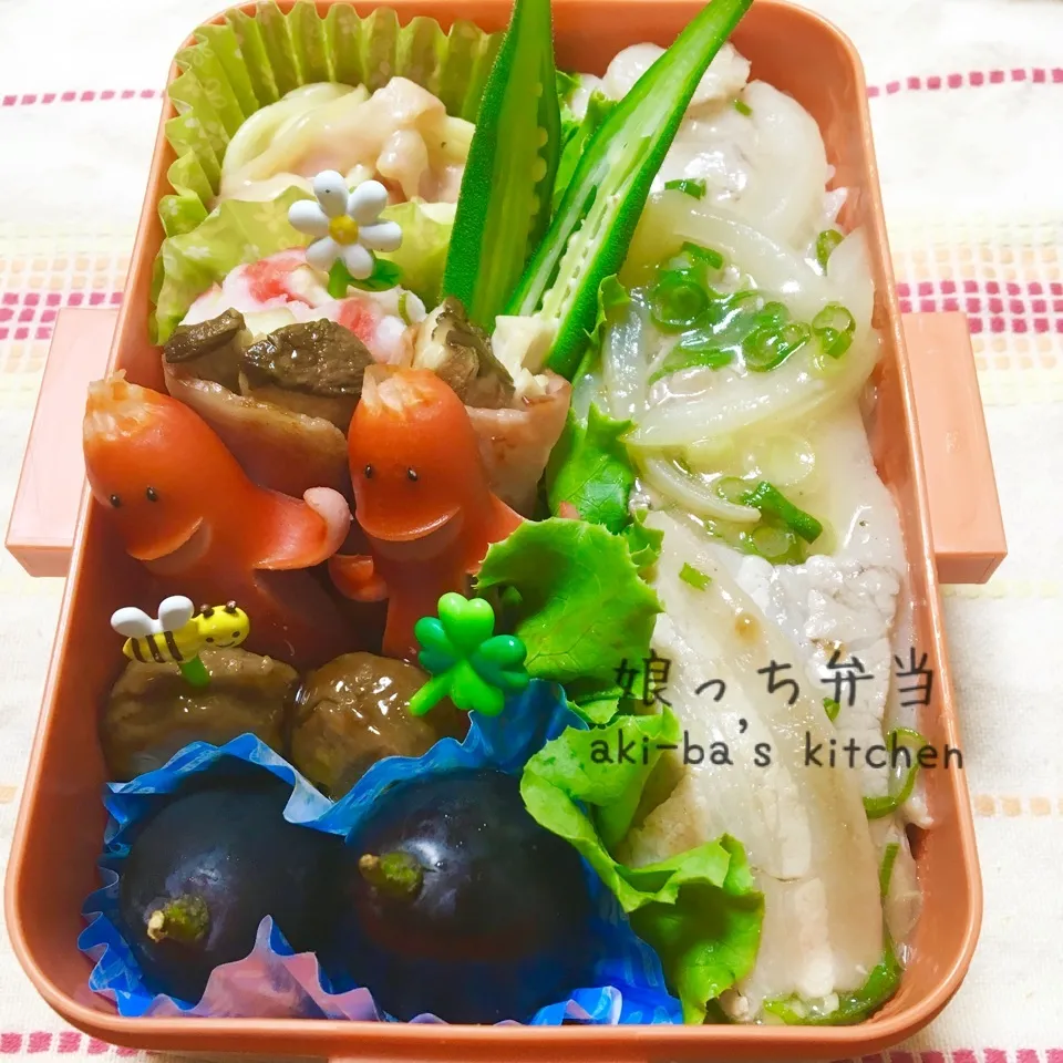 旦那さんと娘弁当(= '艸')ムププ|アキーバさん