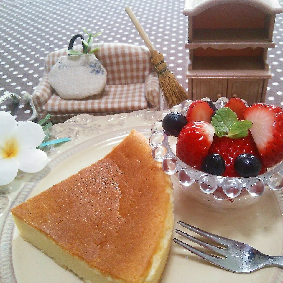 Snapdishの料理写真:ニューヨークチーズケーキ♪|モゥモゥパラダイスさん