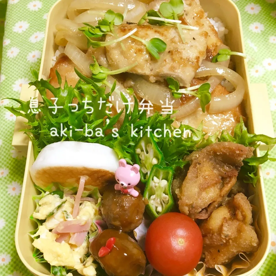 息子っちだけ弁当꒰*´艸｀*꒱|アキーバさん