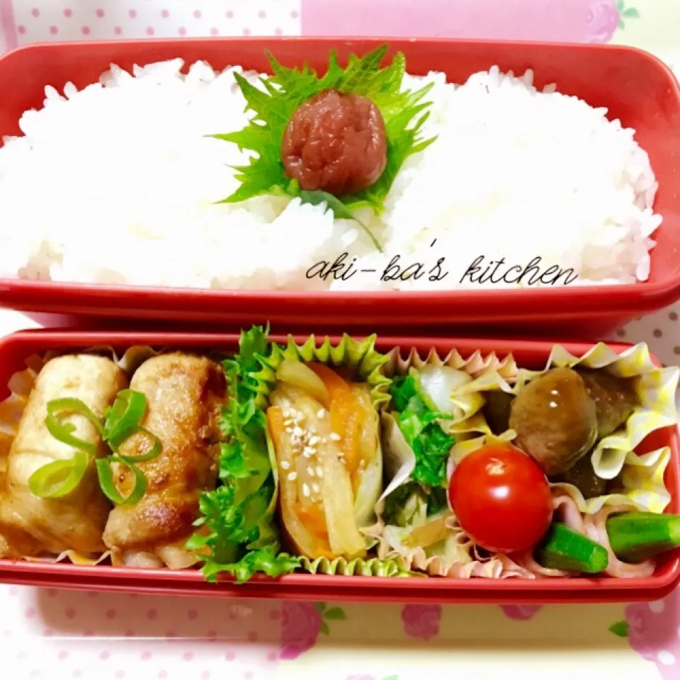 Snapdishの料理写真:我が家のお弁当(= '艸')|アキーバさん