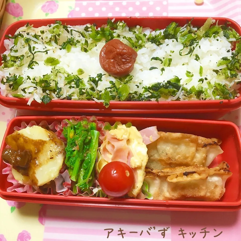 我が家のお弁当꒰*´艸｀*꒱王将の餃子で揚げ餃子|アキーバさん