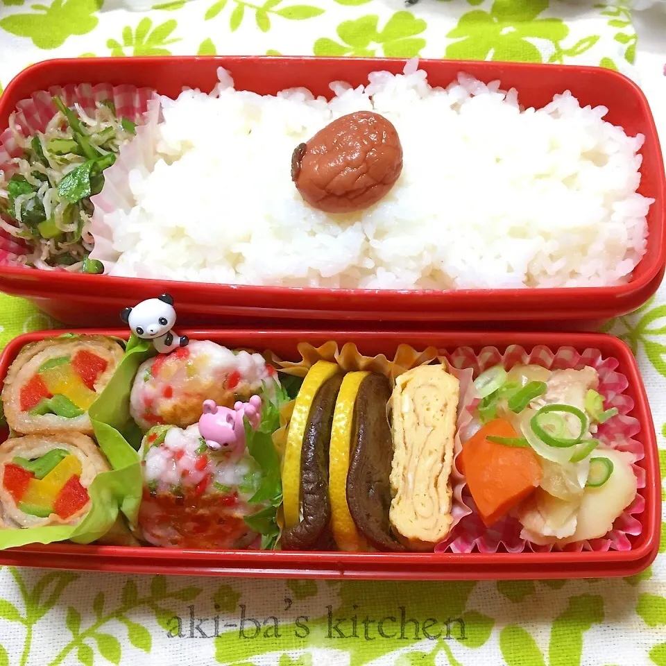 我が家のお弁当(‾͈̑ ◟   ॢ‾͈̑๑)ഽ̵ᵘഽ̵ᵘ४꒰|アキーバさん