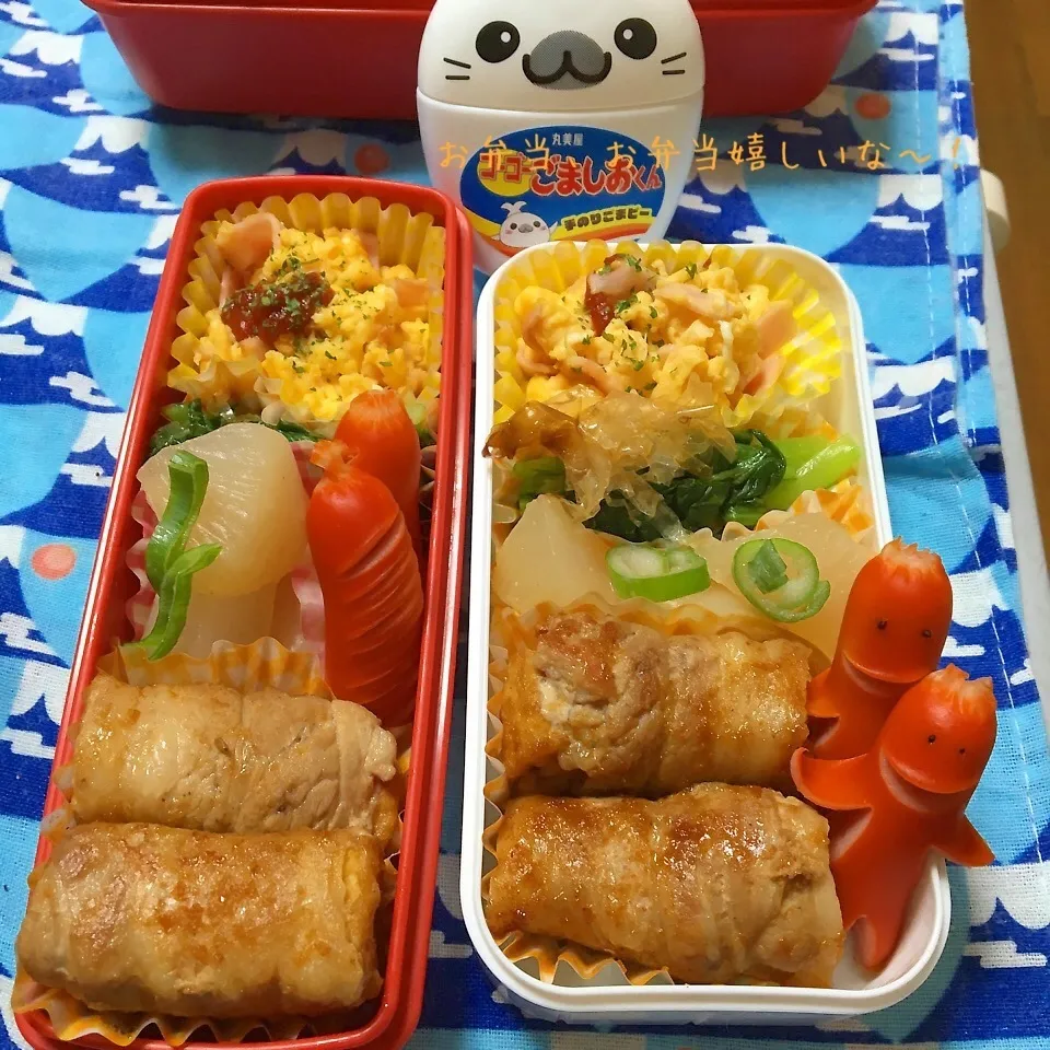 Snapdishの料理写真:我が家のお弁当(= '艸')|アキーバさん