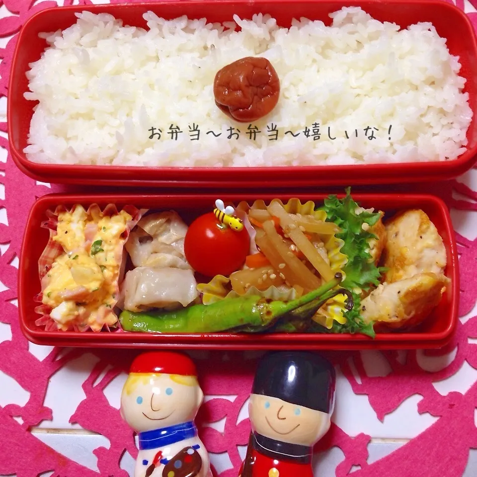 Snapdishの料理写真:我が家のお弁当٩(˃̶͈̀௰˂̶͈́)و|アキーバさん