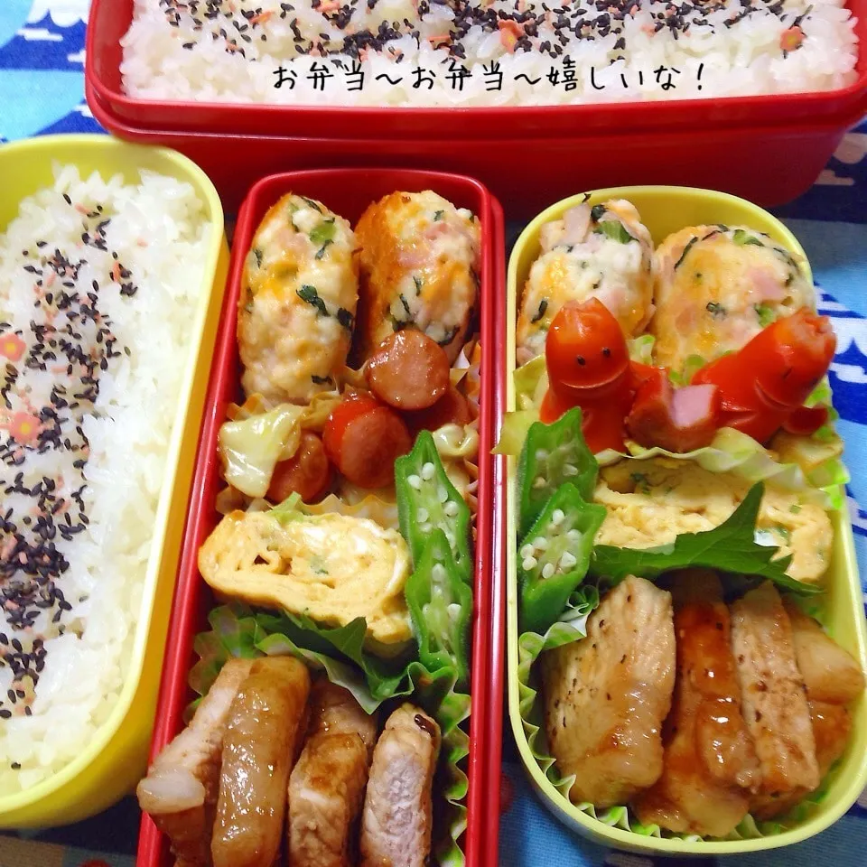 我が家のお弁当♪(๑ᴖ◡ᴖ๑)♪|アキーバさん