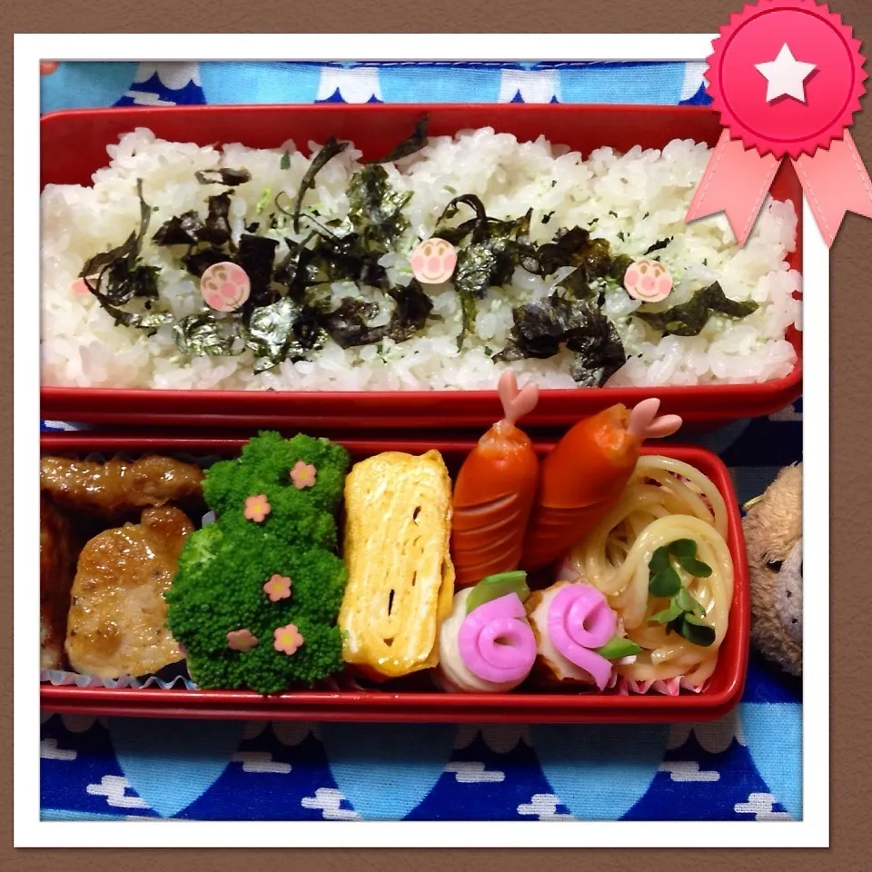 Snapdishの料理写真:我が家のお弁当(﹡ˆᴗˆ﹡)|アキーバさん