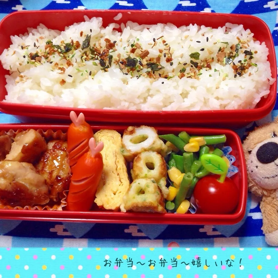 Snapdishの料理写真:我が家のお弁当(﹡ˆᴗˆ﹡)|アキーバさん