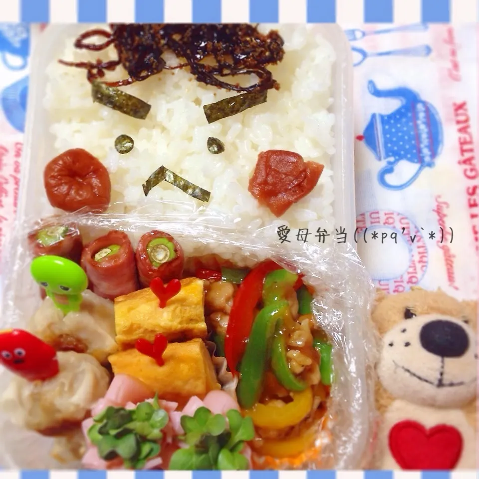 愛母弁当(﹡ˆᴗˆ﹡)顔弁よ！|アキーバさん