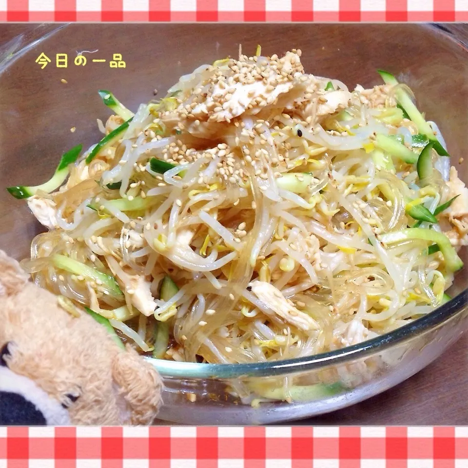 Snapdishの料理写真:昨日の晩御飯⁈あて⁈◡̈♥︎からビーちゃんの胡麻ラーポン|アキーバさん