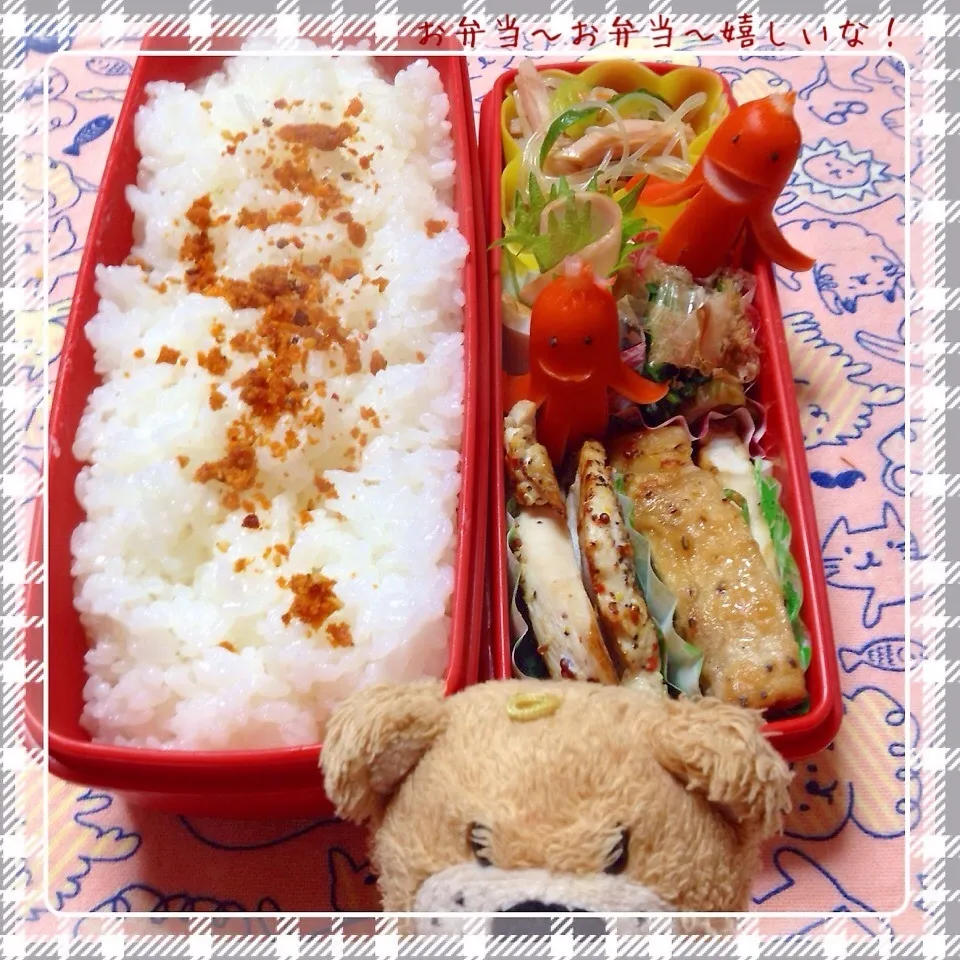 旦那さんのお弁当◡̈♥︎|アキーバさん