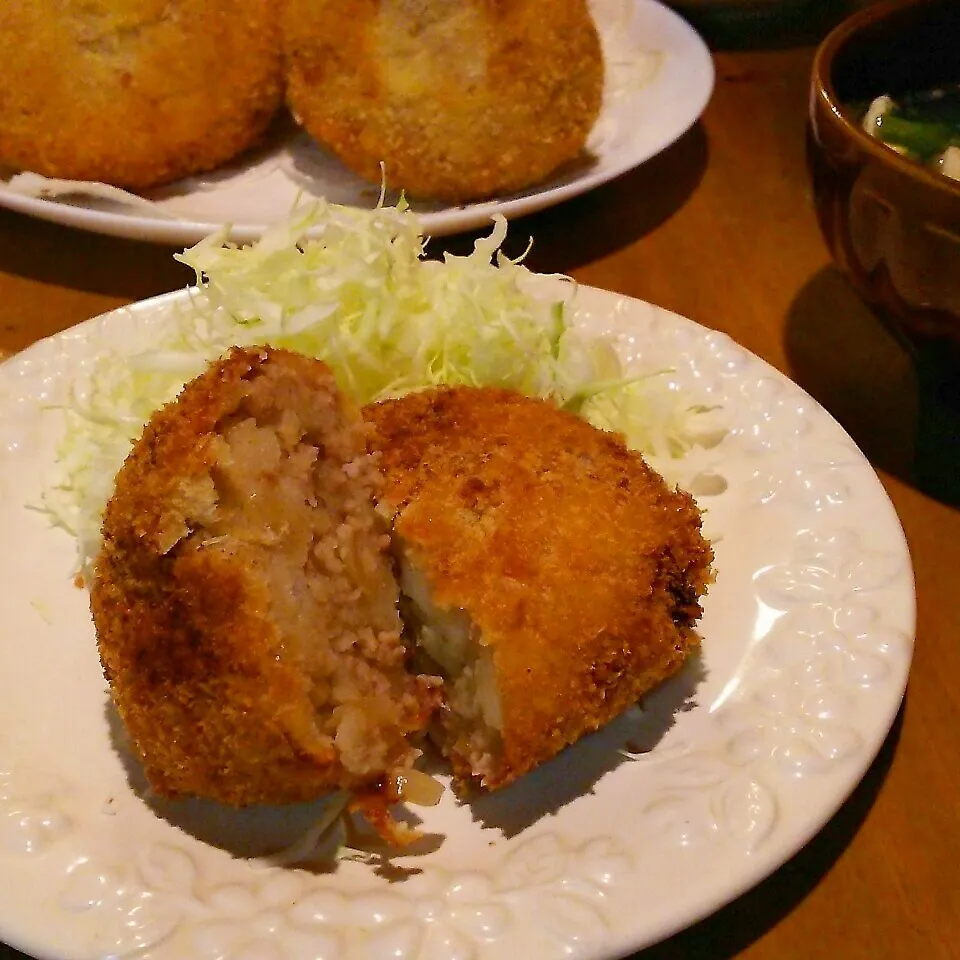 ＊しょうが焼き肉じゃがコロッケ＊|sayakaさん