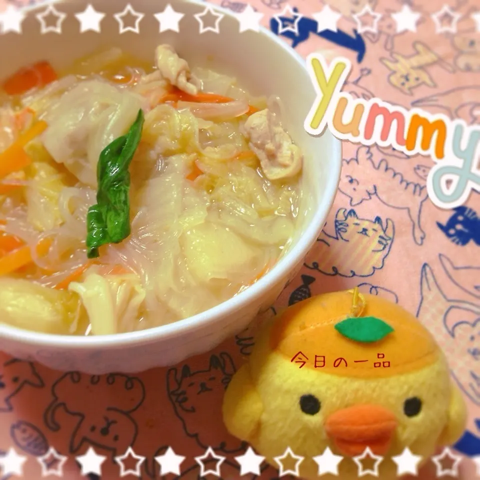 我が家の晩御飯◡̈♥︎soup|アキーバさん