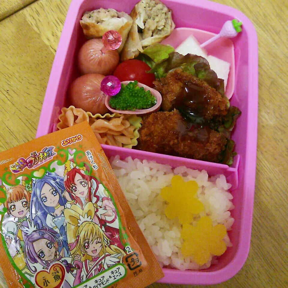 ちっちゃな豚カツ弁当|かなさん