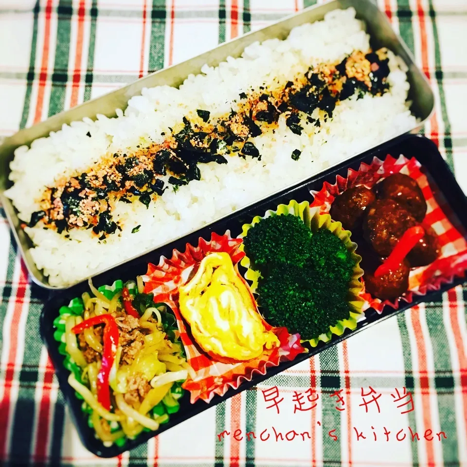 高校男子早起き弁当^^;|めんちゃんさん