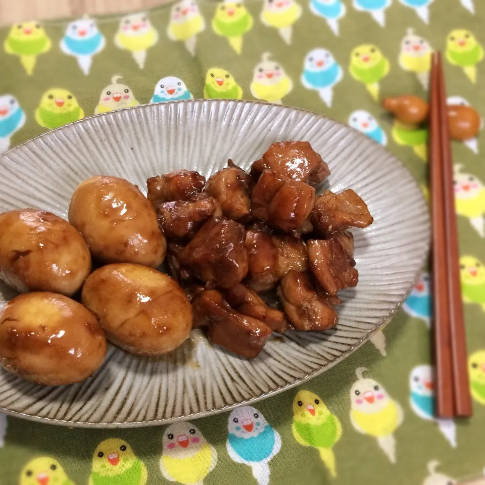 鶏と卵のお酢てり煮|まおさん