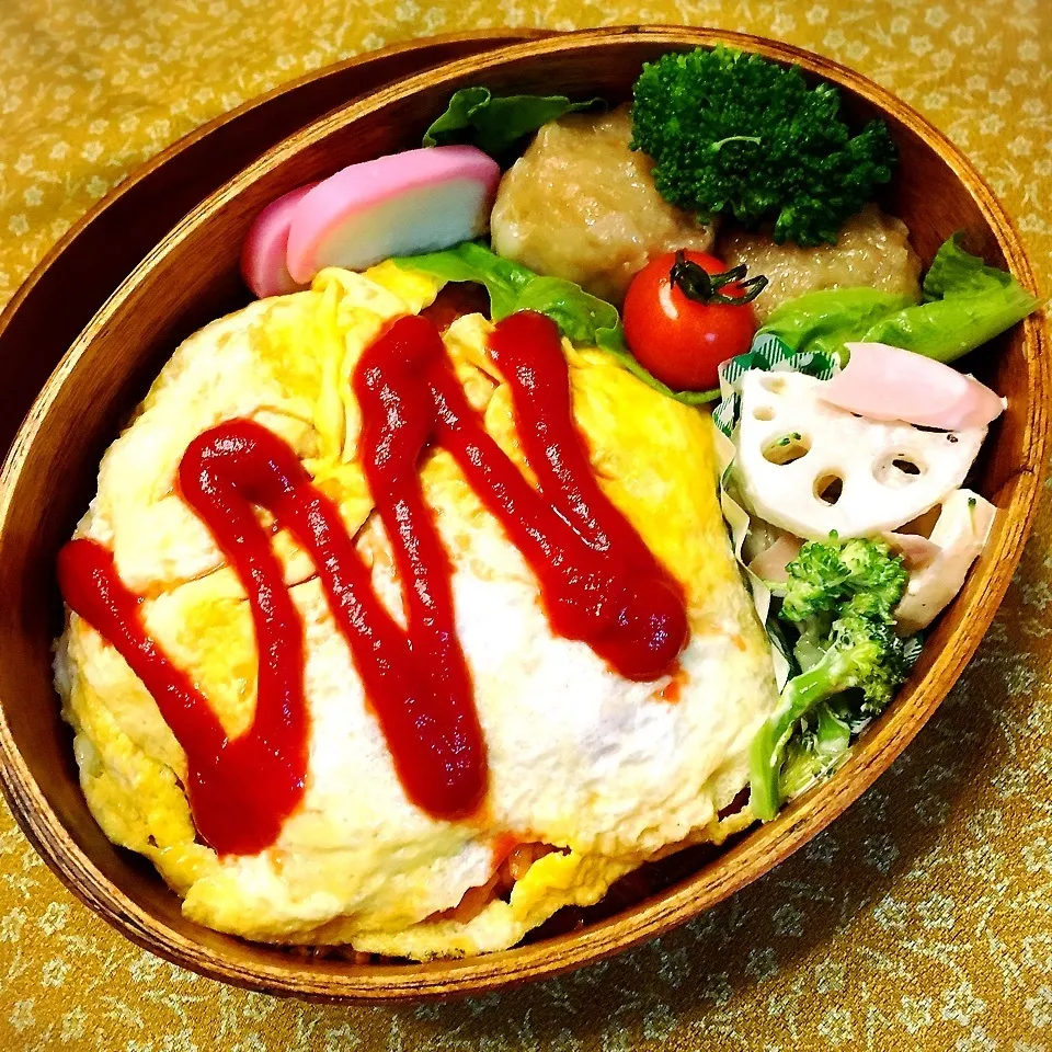 Snapdishの料理写真:オムライス弁当|りこ2さん