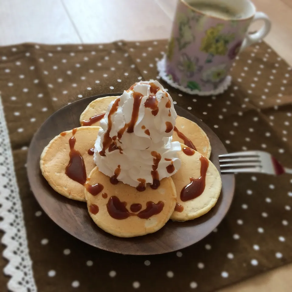 Snapdishの料理写真:パンケーキ（Eggs'n Things風）|まおさん