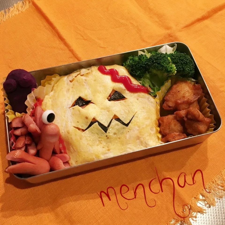 高校男子ハロウィン弁当🎃|めんちゃんさん