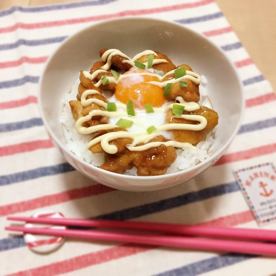 照り焼きチキン丼|まおさん