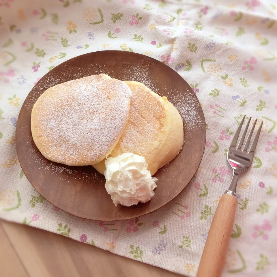 Snapdishの料理写真:スフレパンケーキ|まおさん