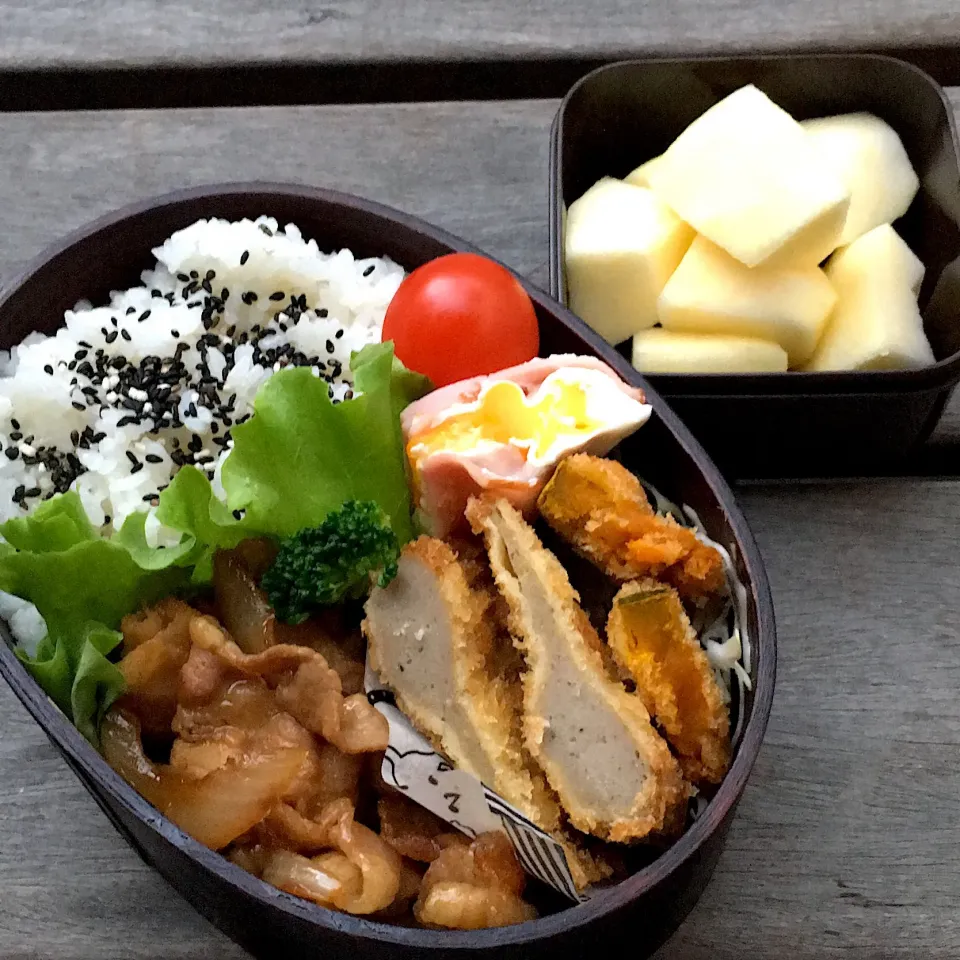 #曲げわっぱ弁当  #男子高校生弁当|さい。さん