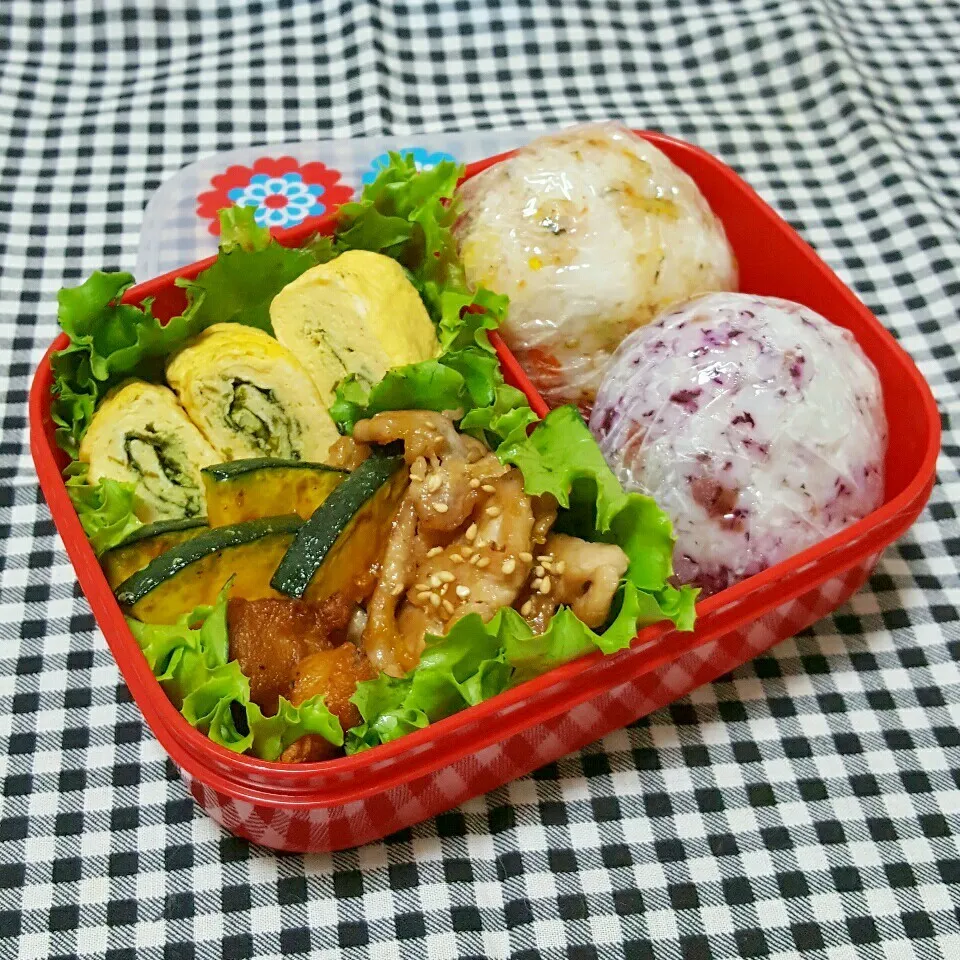 Snapdishの料理写真:おにぎり弁当|ゆみころさん