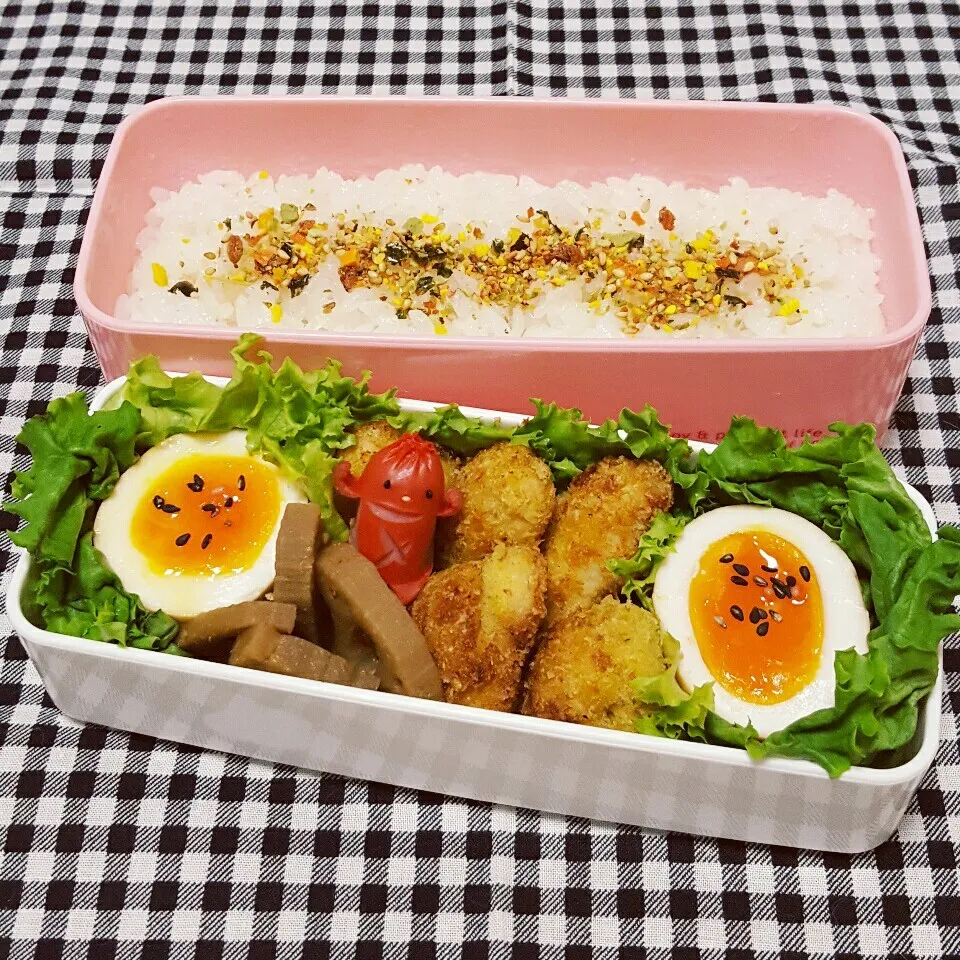 一口チキンカツべんと。|ゆみころさん