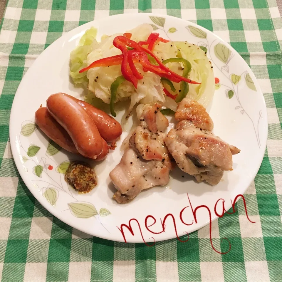 Snapdishの料理写真:ハーブチキンのマリネ焼き！|めんちゃんさん