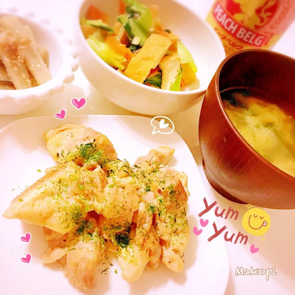 夕飯 (^-^)♪|まこぴ～♪さん