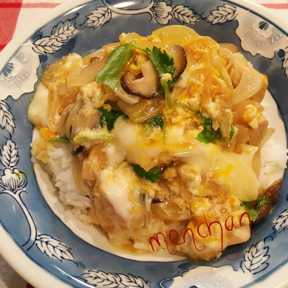 部活→シャワー→親子丼！|めんちゃんさん