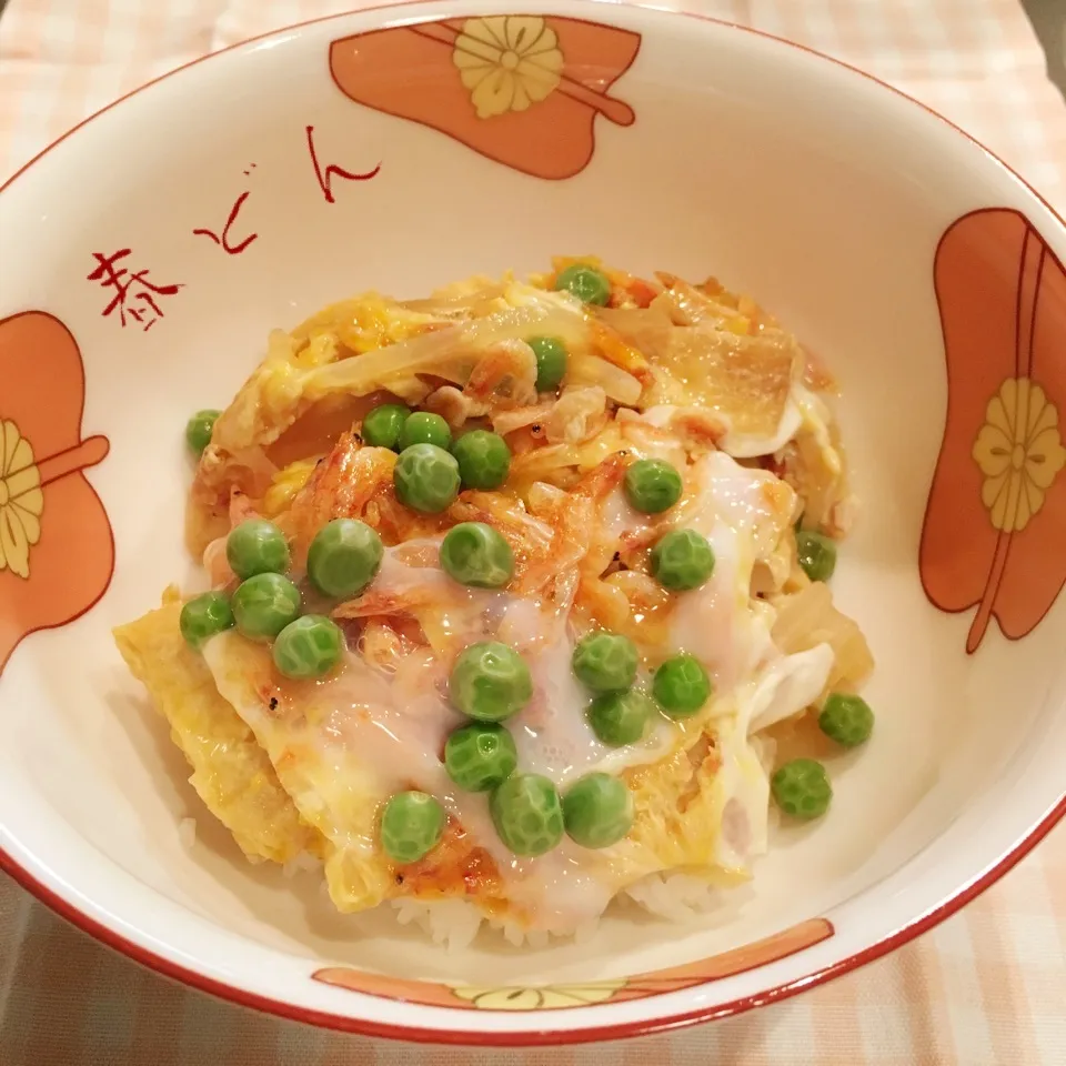 ＊油揚げと桜海老の春丼＊|めんちゃんさん