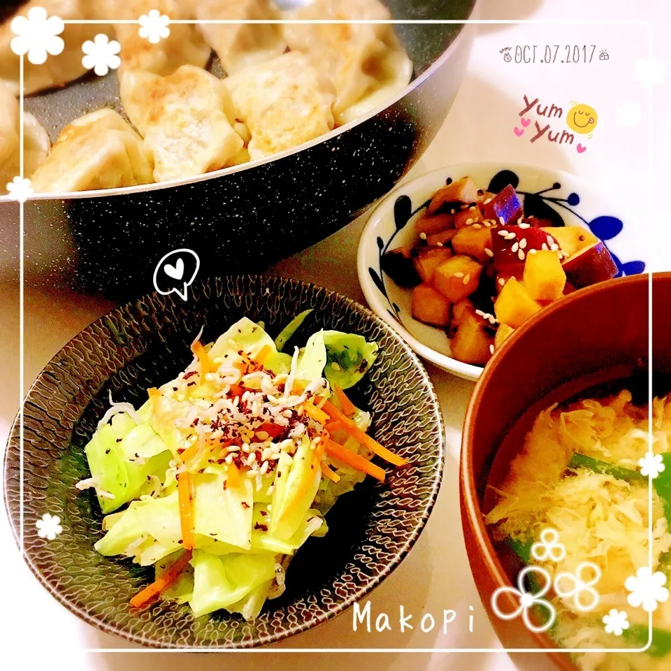 Snapdishの料理写真:夕飯 (^-^)♡|まこぴ～♪さん