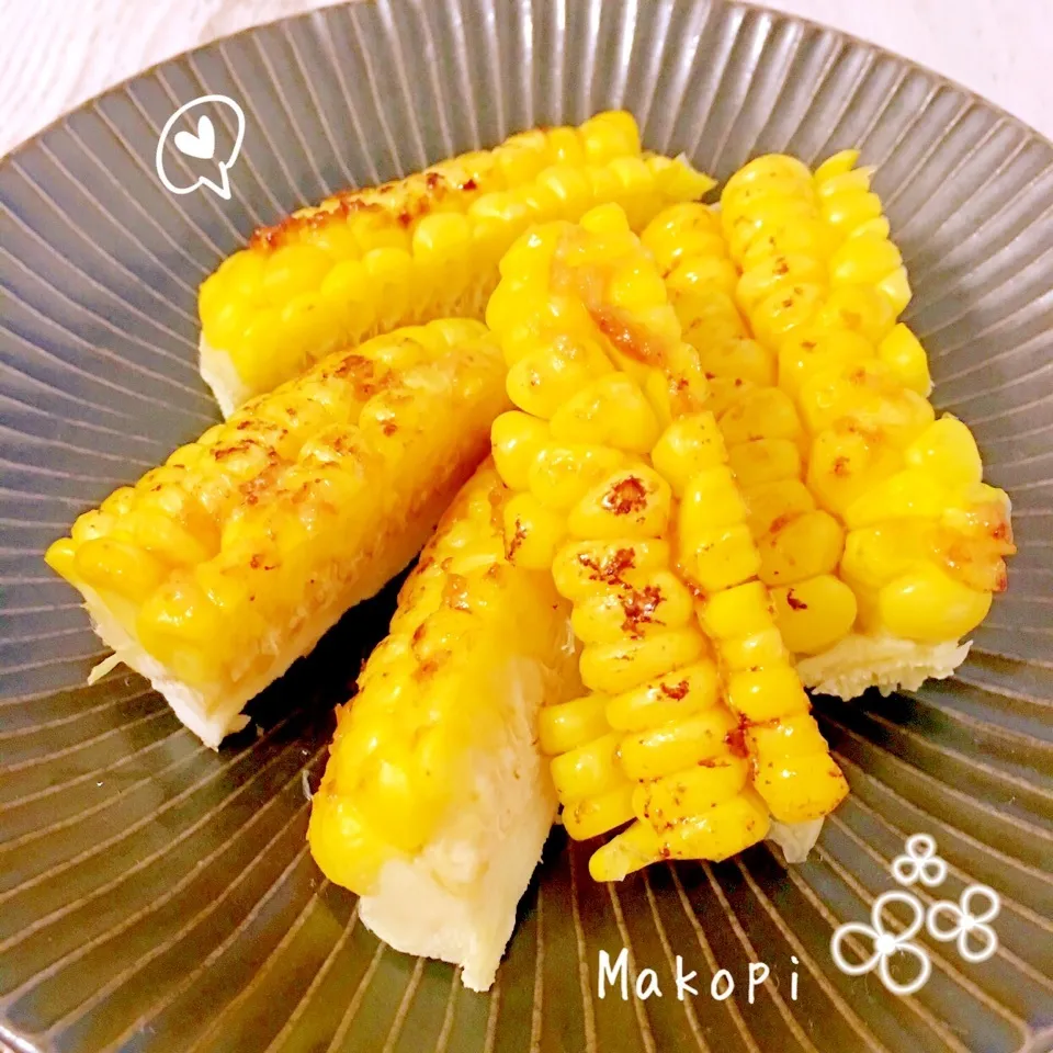 Snapdishの料理写真:🌽今年 最後のとうもろこし🌽|まこぴ～♪さん