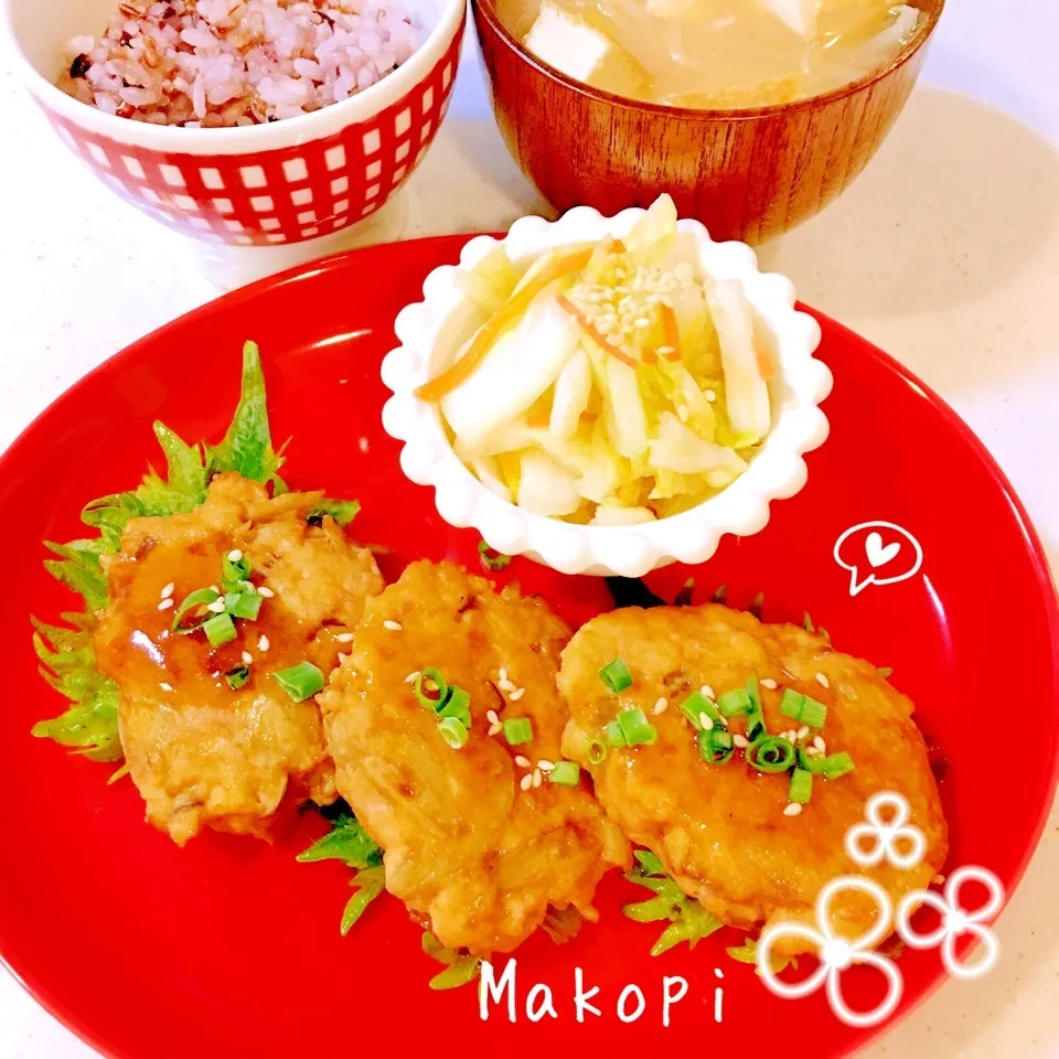 鶏ごぼう♡つくね(^.^)♪|まこぴ～♪さん