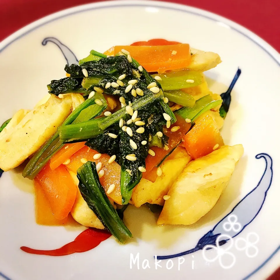 鶏胸肉でヘルシーな炒め物〜( ´ ▽ ` )♪|まこぴ～♪さん