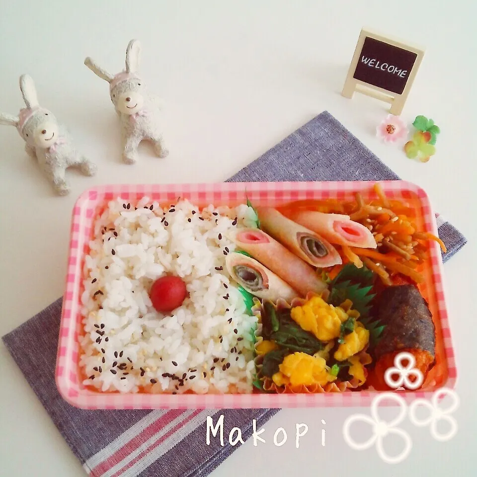 Snapdishの料理写真:お弁当〜(*´˘`*)♡|まこぴ～♪さん