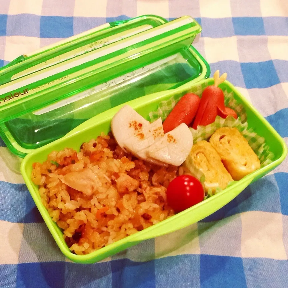 〜炊き込みご飯弁当〜|めんちゃんさん